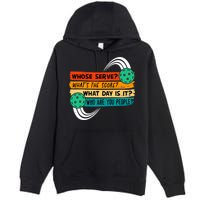 Pickleball, Pickleball Lover Tee, Pickleball Player Premium Pullover Hoodie