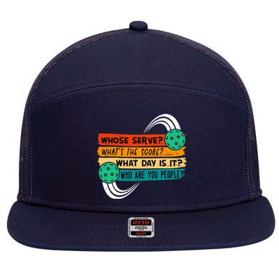 Pickleball, Pickleball Lover Tee, Pickleball Player 7 Panel Mesh Trucker Snapback Hat