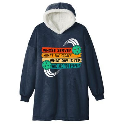 Pickleball, Pickleball Lover Tee, Pickleball Player Hooded Wearable Blanket