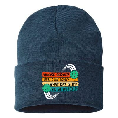 Pickleball, Pickleball Lover Tee, Pickleball Player Sustainable Knit Beanie