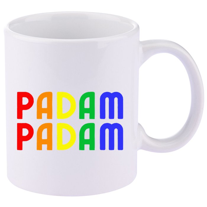 Padam Padam Lgbtq+ Pride 11oz C Handle Ceramic Mug