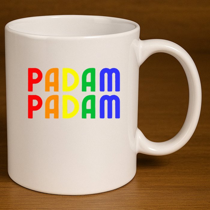 Padam Padam Lgbtq+ Pride 11oz C Handle Ceramic Mug