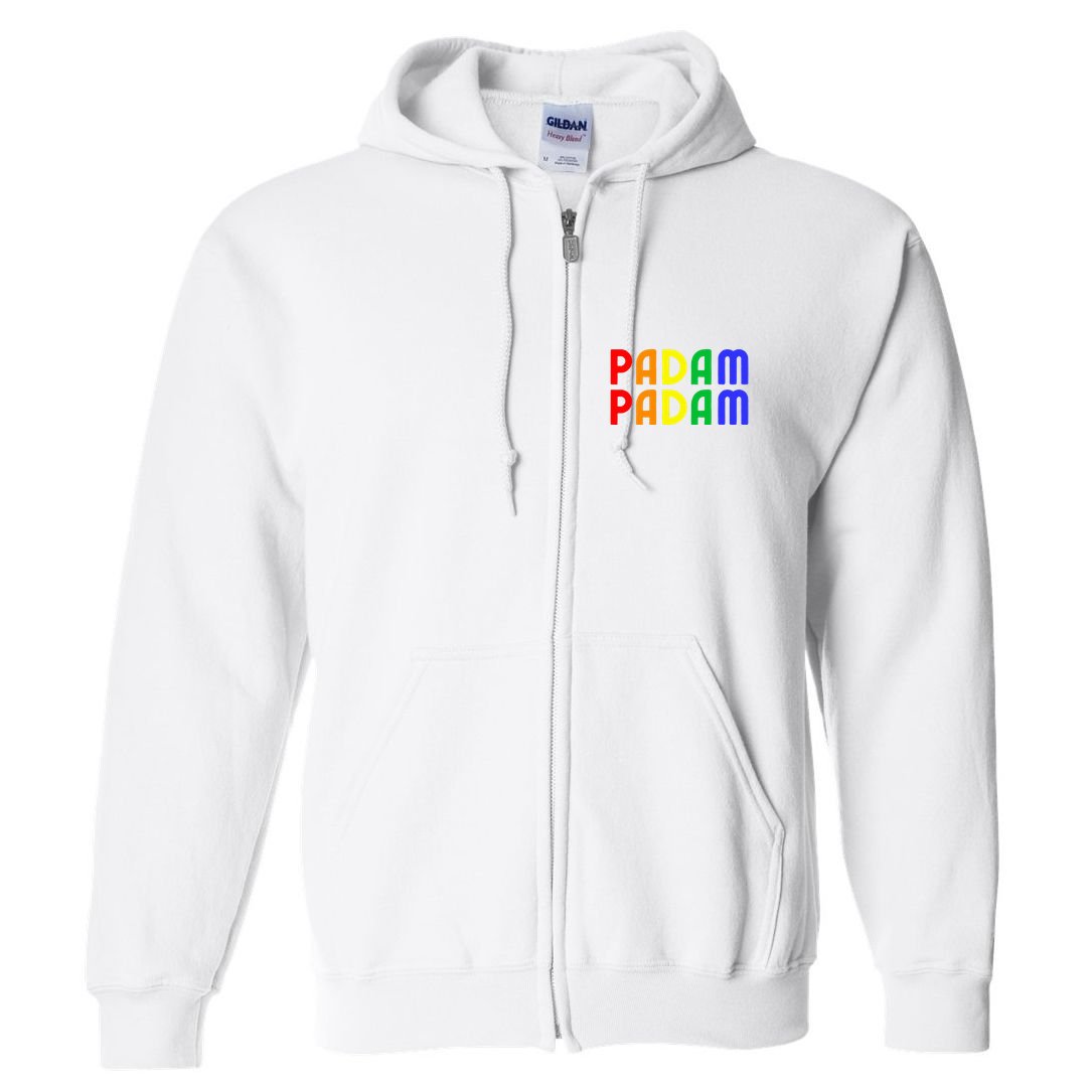 Padam Padam Lgbtq+ Pride Full Zip Hoodie