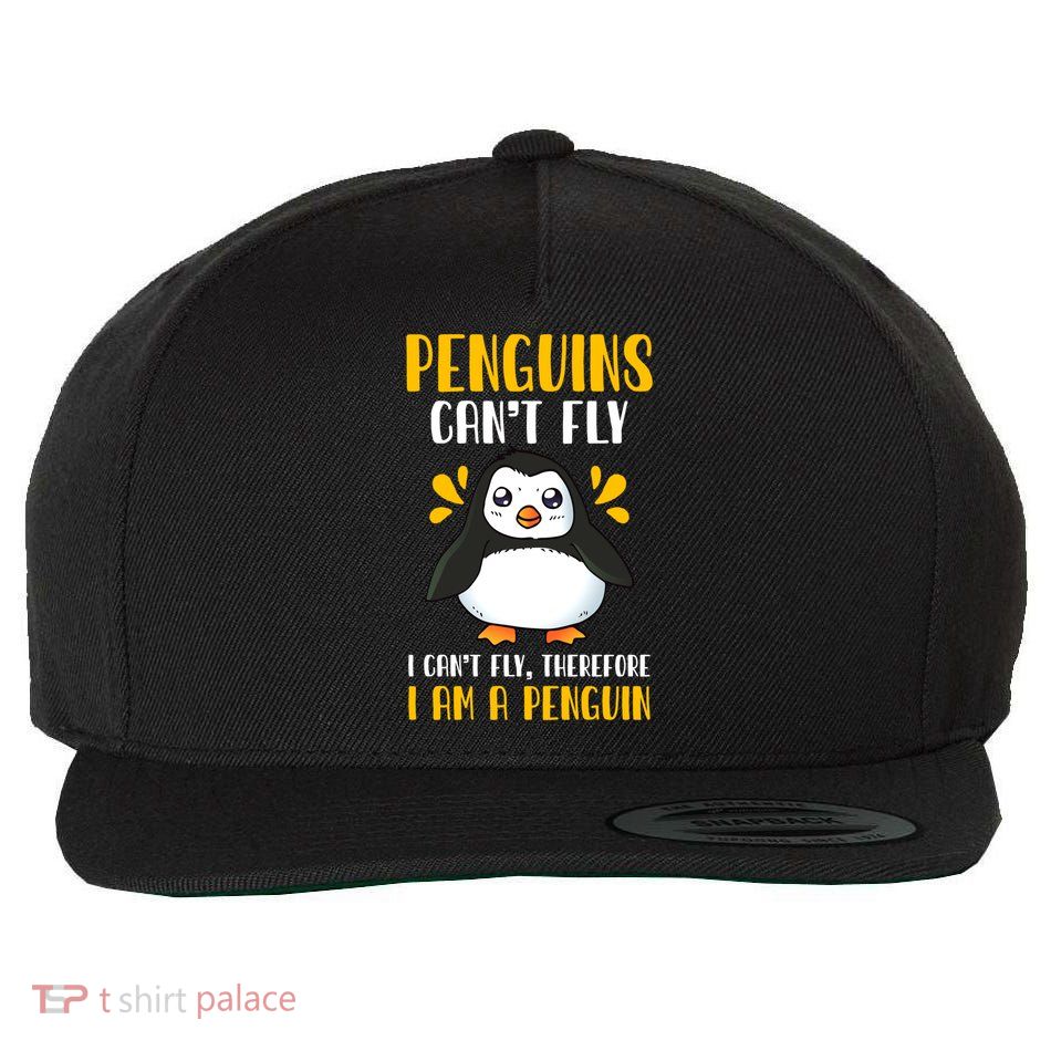 Penguin Penguin Lover Enthusiast Meaningful Gift Wool Snapback Cap