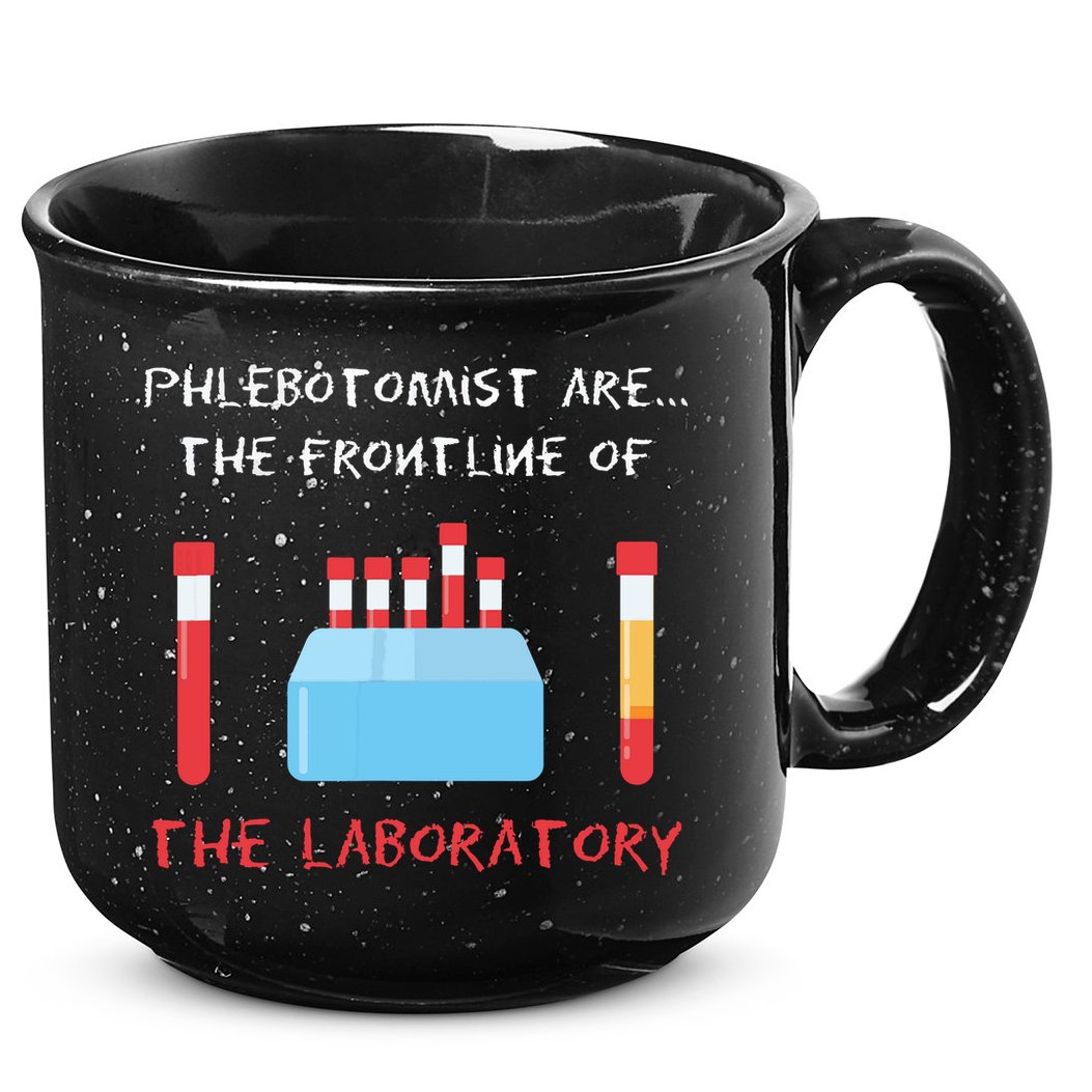 Phlebotomist Phlebotomy Laboratory Blood Donor Syringe Gift 15oz Campfire Ceramic Mug