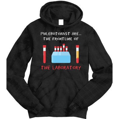 Phlebotomist Phlebotomy Laboratory Blood Donor Syringe Gift Tie Dye Hoodie