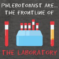 Phlebotomist Phlebotomy Laboratory Blood Donor Syringe Gift Vector Backpack