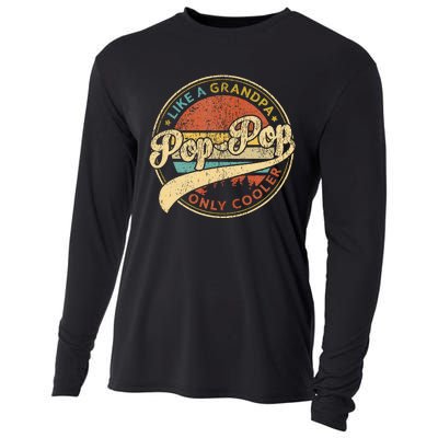 Pop Pop Like A Grandpa Only Cooler Cooling Performance Long Sleeve Crew