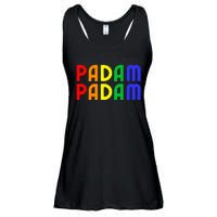 Padam Padam Lgbtq+ Pride Heartbeat Ladies Essential Flowy Tank