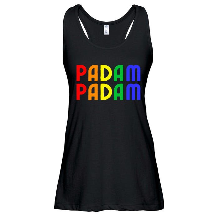 Padam Padam Lgbtq+ Pride Heartbeat Ladies Essential Flowy Tank