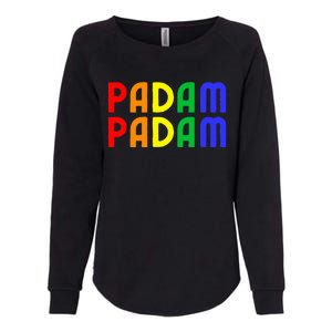 Padam Padam Lgbtq+ Pride Heartbeat Womens California Wash Sweatshirt