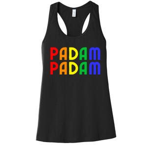 Padam Padam Lgbtq+ Pride Heartbeat Women's Racerback Tank