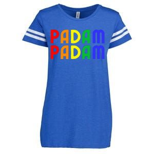 Padam Padam Lgbtq+ Pride Heartbeat Enza Ladies Jersey Football T-Shirt