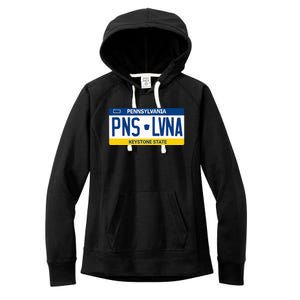 Pennsylvania PA License Plate Classic Women's Fleece Hoodie