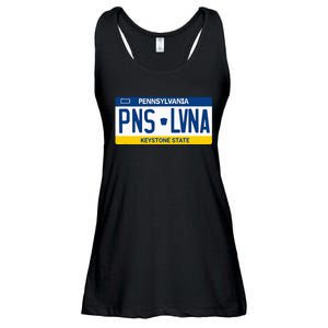 Pennsylvania PA License Plate Classic Ladies Essential Flowy Tank