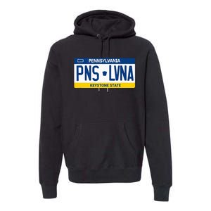 Pennsylvania PA License Plate Classic Premium Hoodie