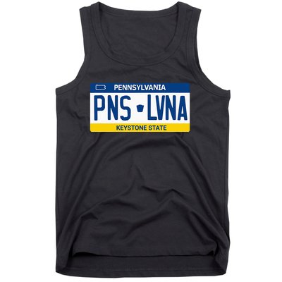 Pennsylvania PA License Plate Classic Tank Top