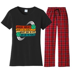 Pickleball, Pickleball Lover Tee, Pickleball Player Women's Flannel Pajama Set