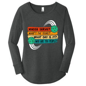 Pickleball, Pickleball Lover Tee, Pickleball Player Women's Perfect Tri Tunic Long Sleeve Shirt