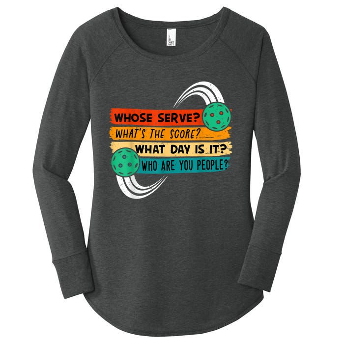 Pickleball, Pickleball Lover Tee, Pickleball Player Women's Perfect Tri Tunic Long Sleeve Shirt