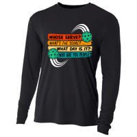 Pickleball, Pickleball Lover Tee, Pickleball Player Cooling Performance Long Sleeve Crew