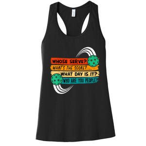 Pickleball, Pickleball Lover Tee, Pickleball Player Women's Racerback Tank