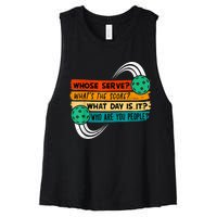 Pickleball, Pickleball Lover Tee, Pickleball Player Women's Racerback Cropped Tank