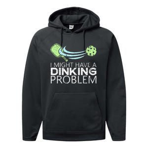 Pickleball Pickleball Lover Tee Funny Pickleball Performance Fleece Hoodie