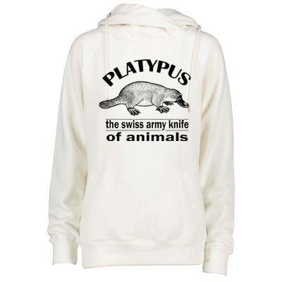 Platypus Womens Funnel Neck Pullover Hood