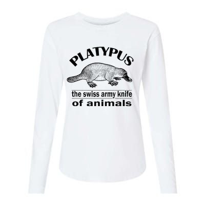 Platypus Womens Cotton Relaxed Long Sleeve T-Shirt