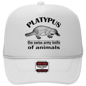 Platypus High Crown Mesh Back Trucker Hat