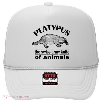 Platypus High Crown Mesh Back Trucker Hat