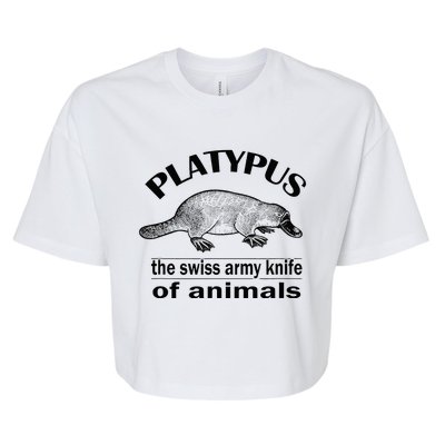 Platypus Bella+Canvas Jersey Crop Tee