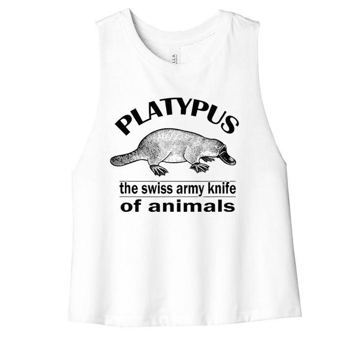 Platypus Women's Racerback Cropped Tank