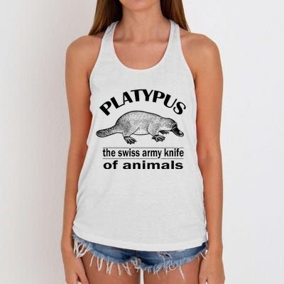 Platypus Women's Knotted Racerback Tank