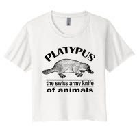 Platypus Women's Crop Top Tee