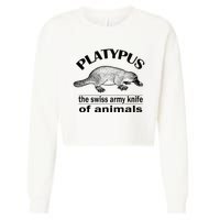 Platypus Cropped Pullover Crew