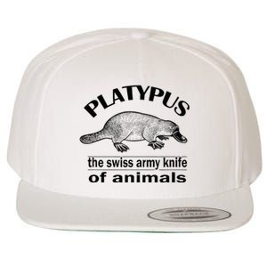 Platypus Wool Snapback Cap