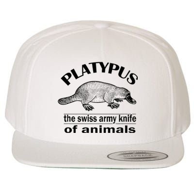 Platypus Wool Snapback Cap