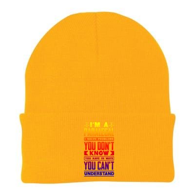 Paralegal Prosecutor Lawyer Quote Great Gift Knit Cap Winter Beanie