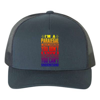 Paralegal Prosecutor Lawyer Quote Great Gift Yupoong Adult 5-Panel Trucker Hat