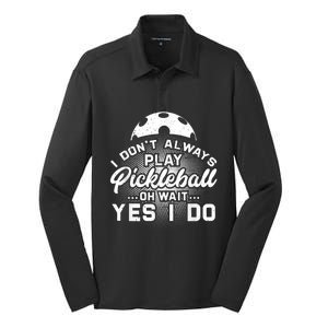 Pickleball, Pickleball Lover Tee, Pickleball Player Silk Touch Performance Long Sleeve Polo