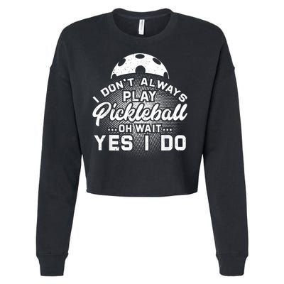Pickleball, Pickleball Lover Tee, Pickleball Player Cropped Pullover Crew