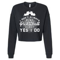Pickleball, Pickleball Lover Tee, Pickleball Player Cropped Pullover Crew