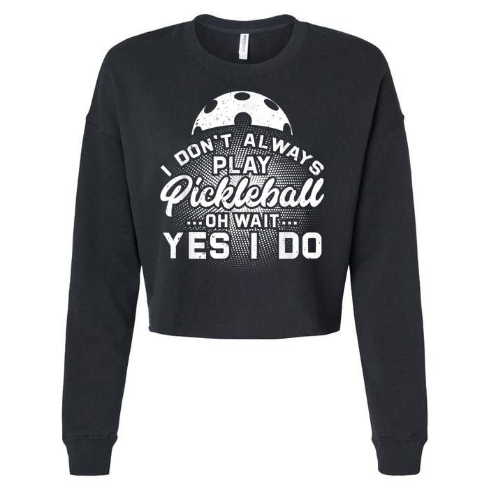 Pickleball, Pickleball Lover Tee, Pickleball Player Cropped Pullover Crew