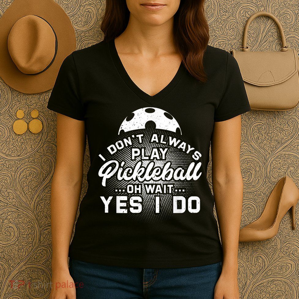 Pickleball, Pickleball Lover Tee, Pickleball Player Women's V-Neck T-Shirt