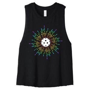 Pickleball, Pickleball Lover Tee, Pickleball Player Women's Racerback Cropped Tank