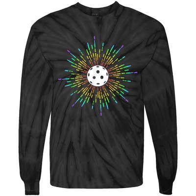 Pickleball, Pickleball Lover Tee, Pickleball Player Tie-Dye Long Sleeve Shirt