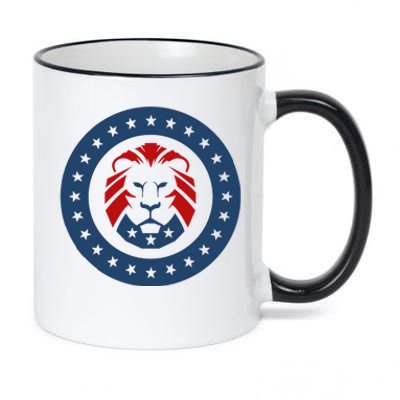 Patriots Party Lion Maga Lion Gift 11oz Black Color Changing Mug