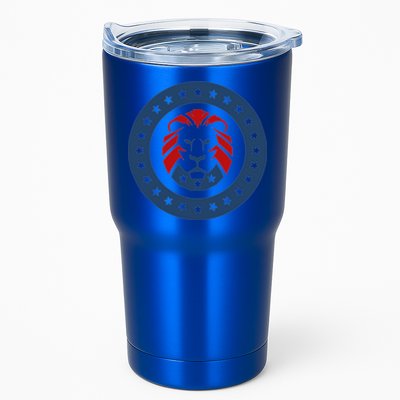 Patriots Party Lion Maga Lion Gift Tumbler